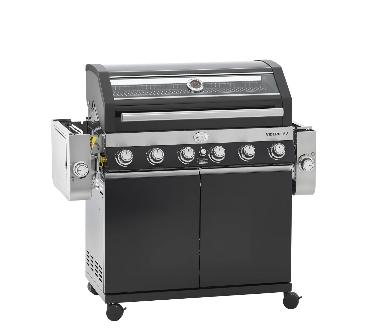 Rösle Gasgrill Videro G6-S VARIO+ Schwarz - Modell 2023 - SMART Deal Inkl. Grillfürst Grill Control + Abdeckhaube Und Grillplatte 8 Rösle Gasgrill Videro G6-S VARIO+ Schwarz - Modell 2023 - SMART Deal Inkl. Grillfürst Grill Control + Abdeckhaube Und Grillplatte – Bild 8