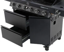 Rösle Gasgrill Videro Pro G6-S Vario+ Mattschwarz - Modell 2023 -Party-Bbq Roesle Videro Pro G6 S Gasgrill Unterschrank