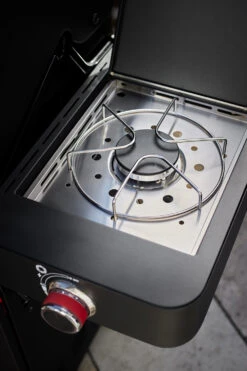 Rösle Videro G3-S VARIO+ Schwarz Gasgrill - FC Bayern Edition - Inkl. FC Bayern Abdeckhaube, Barbecue Grillzange Und Burgerpresse -Party-Bbq Roesle Videro Seitenkocher FC Bayern Edition 2