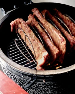 The Bastard Keramikgrill Classic Large - Complete - Schwarz Glänzend - Modell 2023 -Party-Bbq The Bastard Classic Large Keramikgrill Rippchen