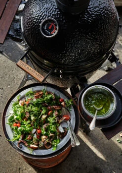 The Bastard Keramikgrill Classic Medium - Complete - Schwarz Glänzend - Modell 2023 -Party-Bbq The Bastard Classic Medium Keramikgrill Deckel 1