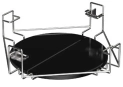 The Bastard Keramikgrill Urban Large - Complete - Schwarz Matt - Modell 2023 -Party-Bbq The Bastard Multilevel Cooking System Large Plate Setter 2