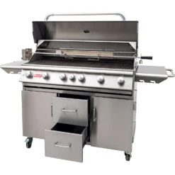 BULL Diablo - Gasgrill Mit Infrarot Backburner Und Rotisserie 10 BULL Diablo - Gasgrill Mit Infrarot Backburner Und Rotisserie -Party-Bbq bull diablo gasgrill seitlich deckel 62648CE