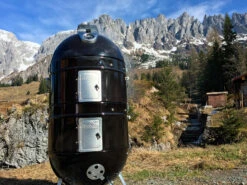 Napoleon Apollo 3 In 1, Watersmoker Und Holzkohle Kugelgrill, Ø 50cm AS300K -Party-Bbq napoleon apollo smoker raeucherschrank as300k