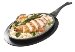 Napoleon Gusseisenpfanne Mit Untersetzer -Party-Bbq napoleon gusseisen pfanne untersetzer 56003 d