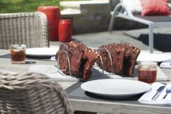 Napoleon 3 In 1 Bratenkorb / Geflügelhalter / Spareribs Halter -Party-Bbq napoleon spare rib halter anwendung 56019