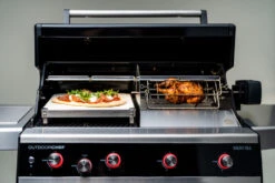 Outdoorchef Dualchef 425 G BZ Gasgrill Mit Blazing Zone Infrarotbrenner + DGS Gusseisen Grillrost 2 Stk.+ DGS Gemüse Grillrost 2 Stk. -Party-Bbq outdoorchef dualchef 425 g rotisserie 18 700 16
